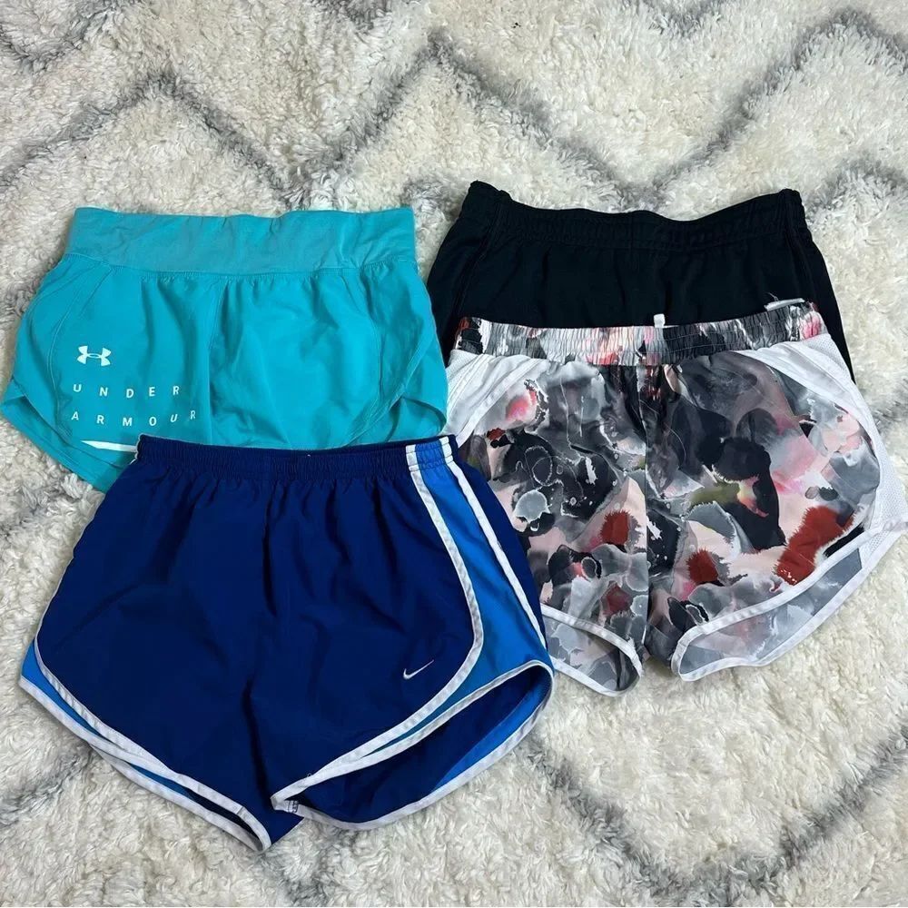 Under Armour Women's Athletic Shorts - Teal and Black